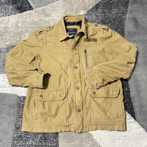 American Eagle Outfitters Other - American Eagle Outfitters Chore Jacket Men XL Brown Bomber‎ Work Heavy Coat